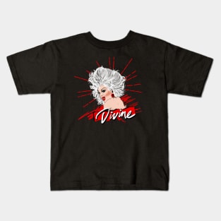 DIVINE 80S RETRO STYLE Kids T-Shirt